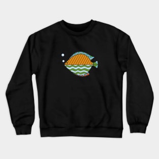 Decorated Fish Crewneck Sweatshirt